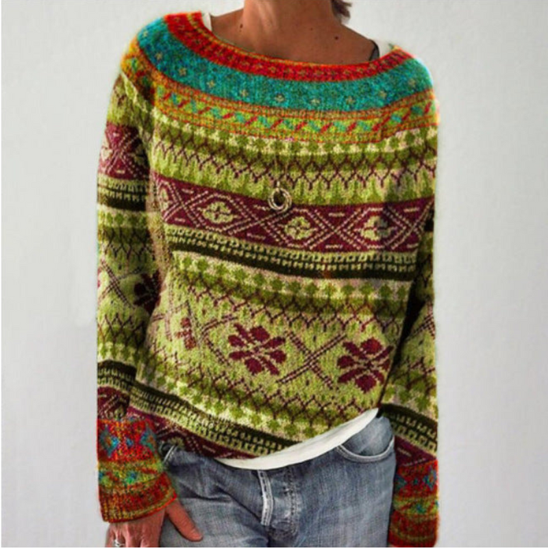 Aspen isländsk Strickpullover