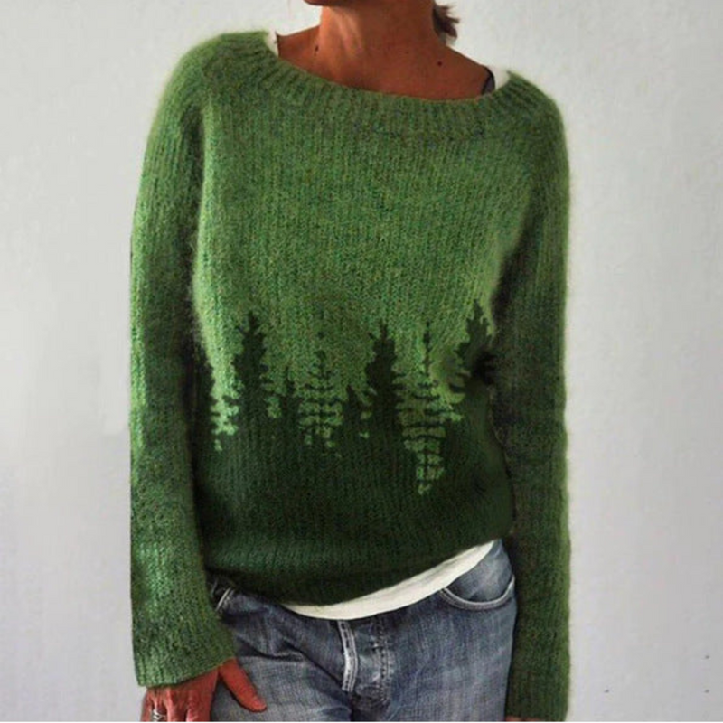 Aspen isländsk Strickpullover