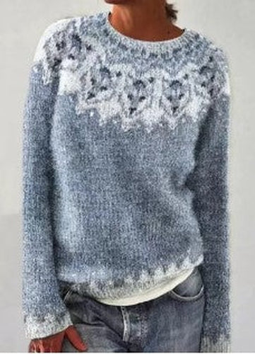 Hedwig - Schick gemusterter Strickpulli