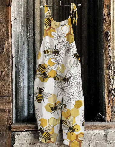 Sofi - Jumpsuit mit Blumenmuster für Frauen Frühling Sommer