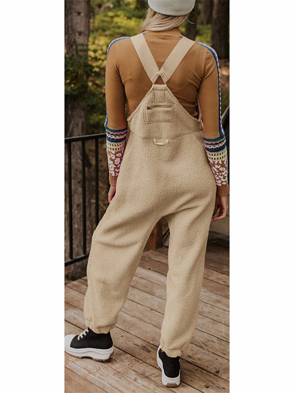 Freya - Damen Thermo-Fleece-Overall mit Reißverschlusstaschen