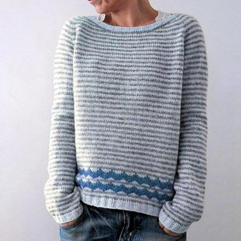 Aspen isländsk Strickpullover