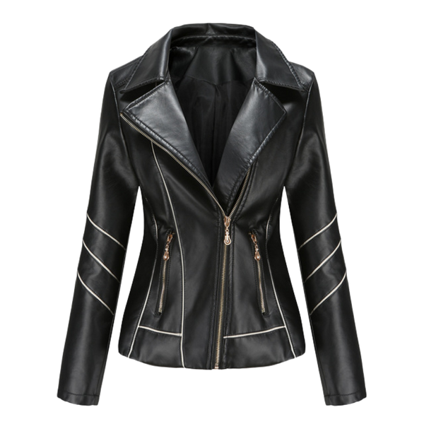 Elegante und bequeme Lederjacke