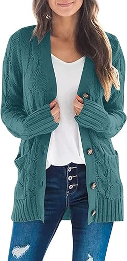 Elegante und weiche Strickjacke für jeden Tag