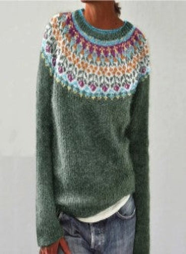 Hedwig - Schick gemusterter Strickpulli