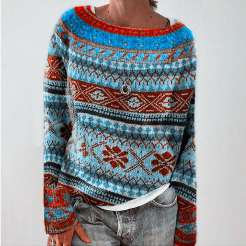 Aspen isländsk Strickpullover