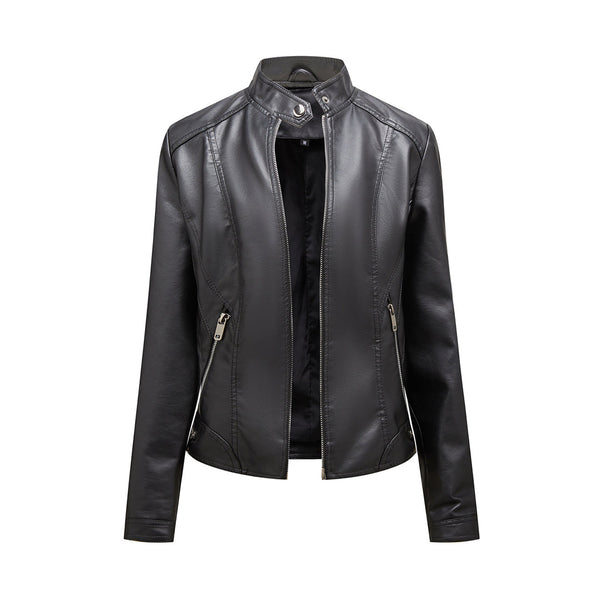 Elegante bequeme Lederjacke