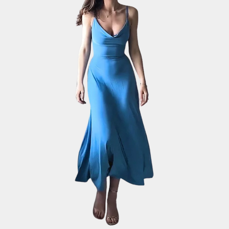 Elegantes Damenkleid mit offenem Rücken für besondere Anlässe