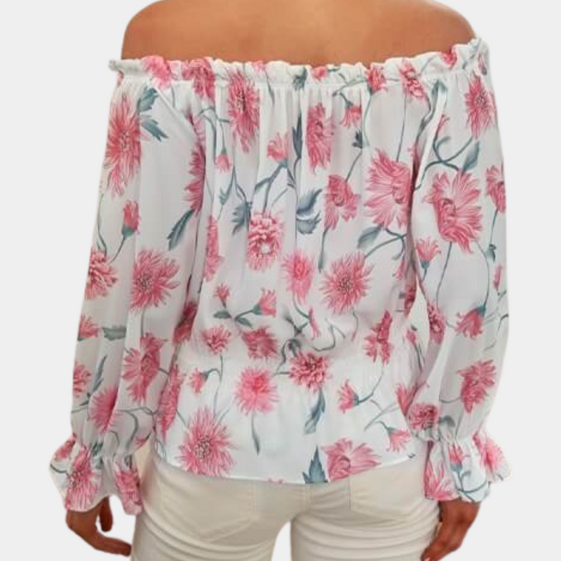 Stylische Blumenbluse für Frauen