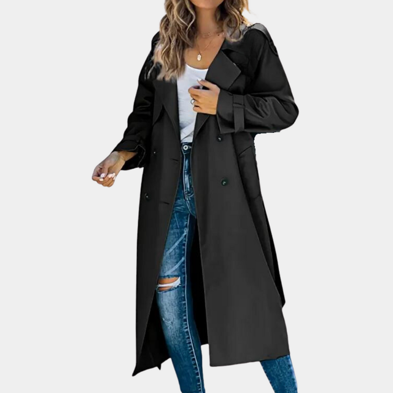 Eleganter warmer Trenchcoat für Damen