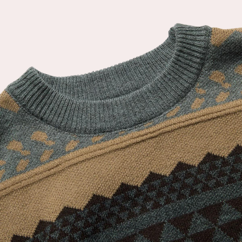 Gestrickter Oversize-Pullover für Frauen