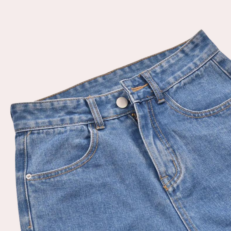 Dora - Lässige Damen-Shorts mit hoher Taille