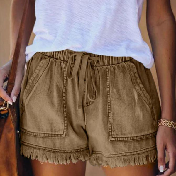 Delfine - Lässige Damen-Shorts mit Eingrifftaschen