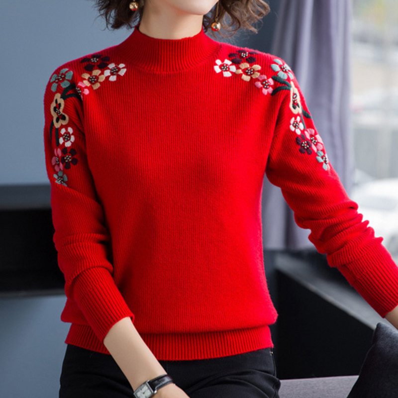 Devora - Stylischer Bloom Pullover für Frauen