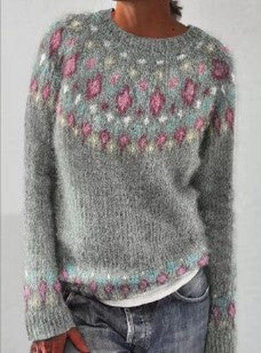 Hedwig - Schick gemusterter Strickpulli