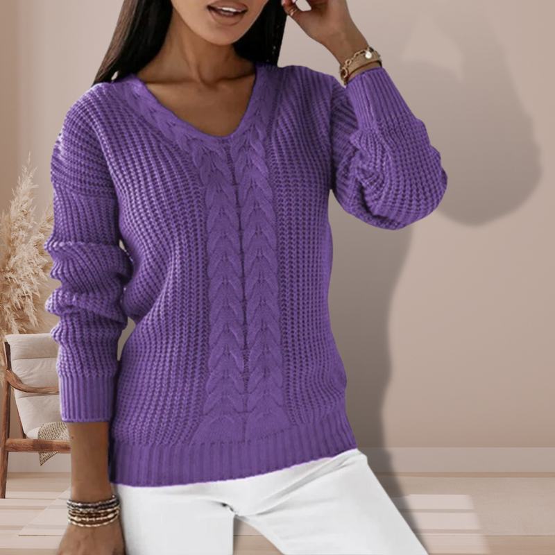 Helena - Klassischer und komfortabler Strickpullover