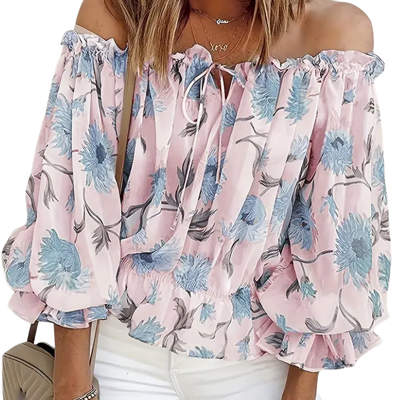 Stylische Blumenbluse für Frauen