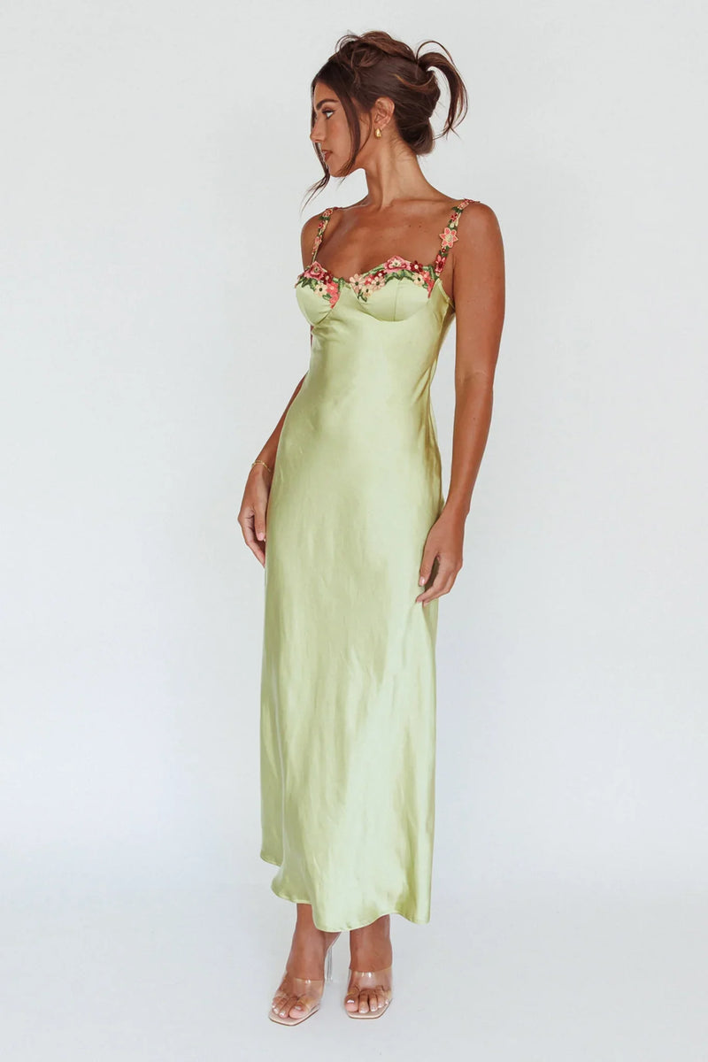 Diana - Elegantes Midikleid mit Blumenmuster