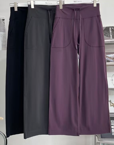 Elegante gerade Hose aus Bambus und Bio-Baumwolle