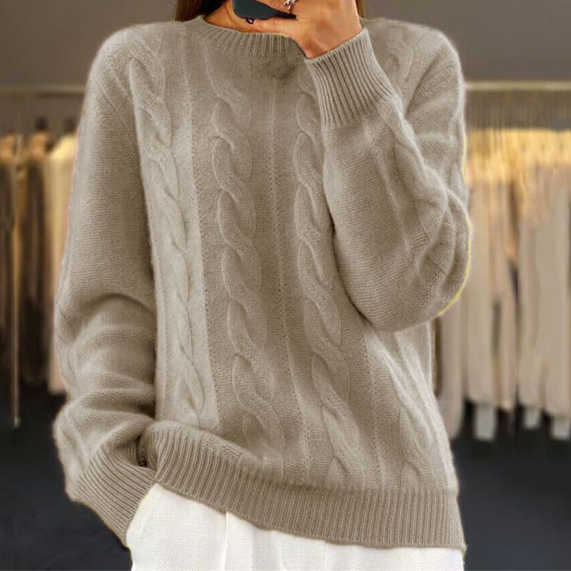 Erna - Bequemer Strickpullover mit elegantem Stil